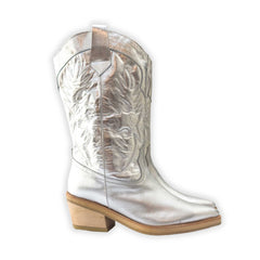 Celeste Silver Boots