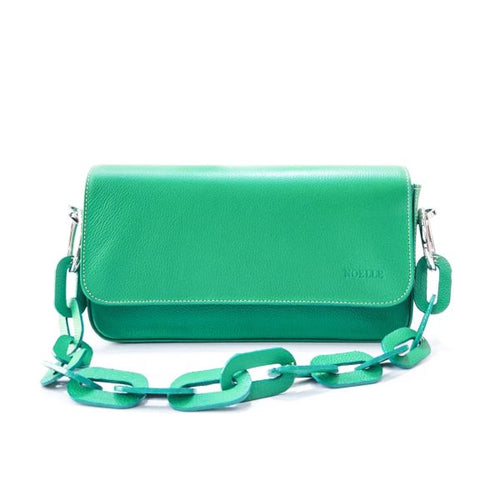 Green Leather Handbag