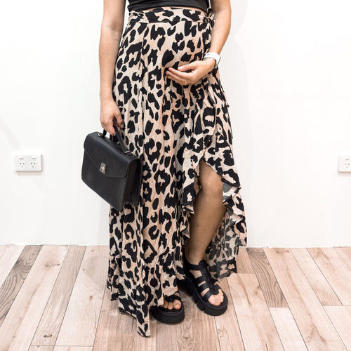 Maxi Skirt Animal Print