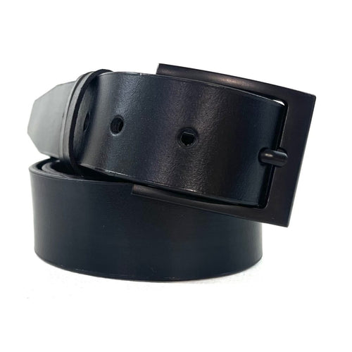 Men's Black Buckle Belt