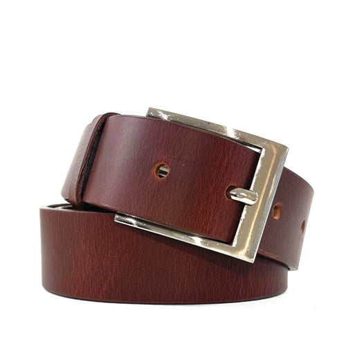 Men's Brown Leather Belt