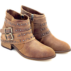 Noruega Brown Boots (3.5cm Heel)