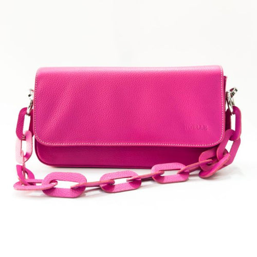 Pink Leather Handbag