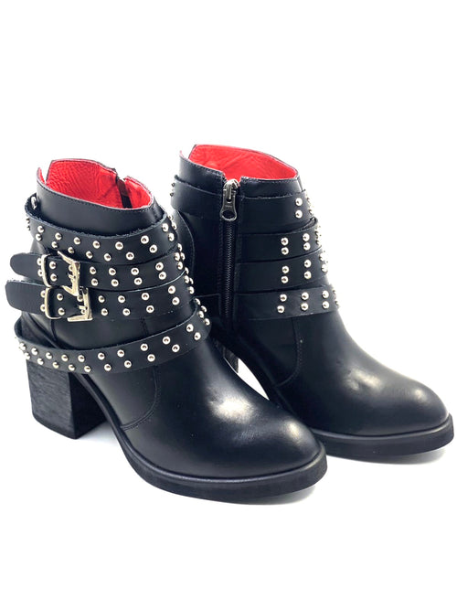 Noruega Black Boots (7.5cm Heel)